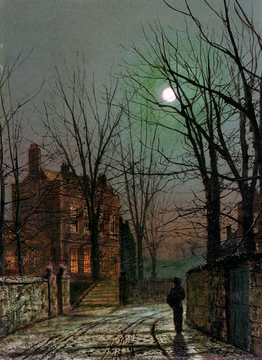 W świetle księżyca, 1882. autorstwa John Atkinson Grimshaw