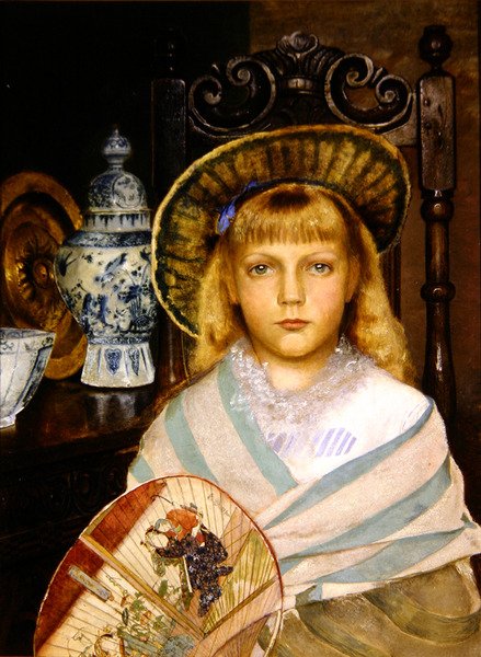 Enid (olej na płótnie) autorstwa John Atkinson Grimshaw