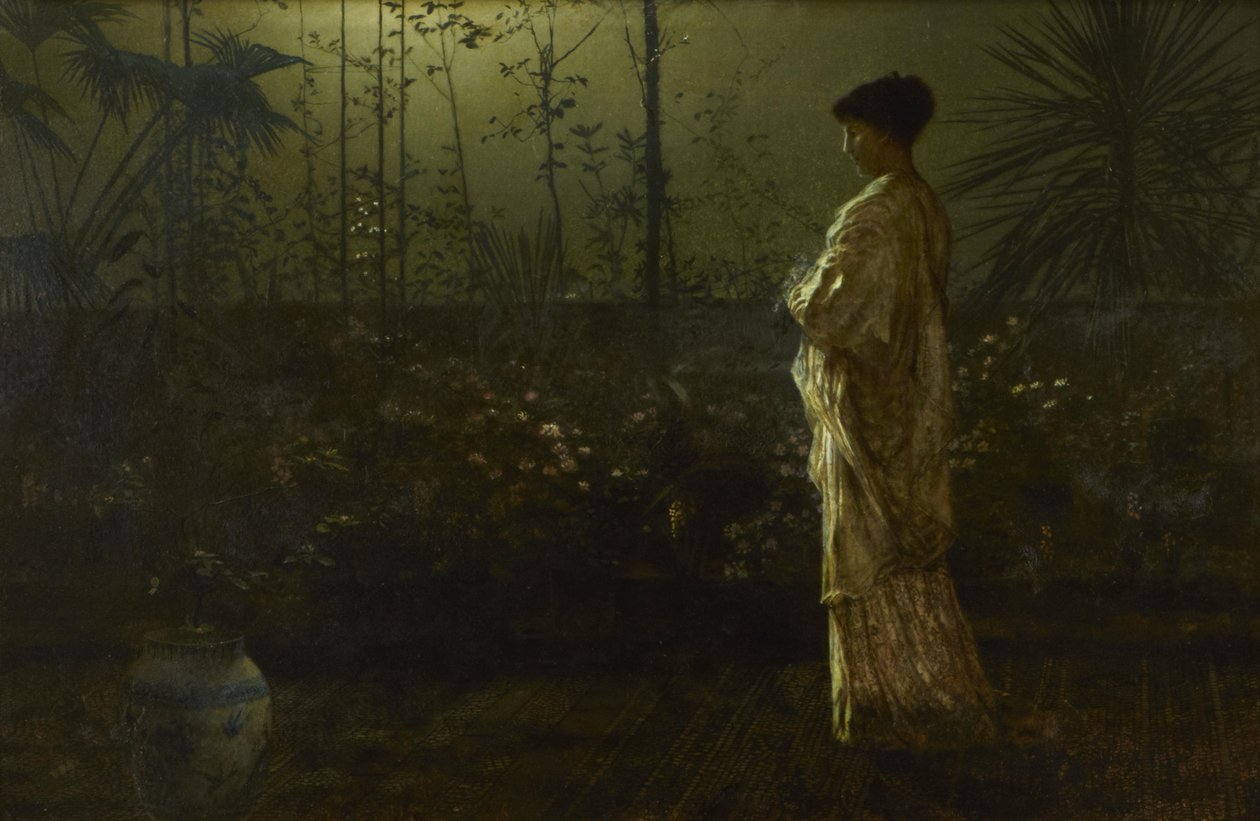 John Atkinson Grimshaw - Nocne czuwanie autorstwa John Atkinson Grimshaw