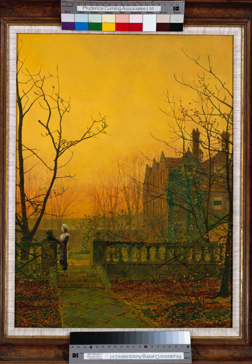 Hala Knostrop, Leeds autorstwa John Atkinson Grimshaw