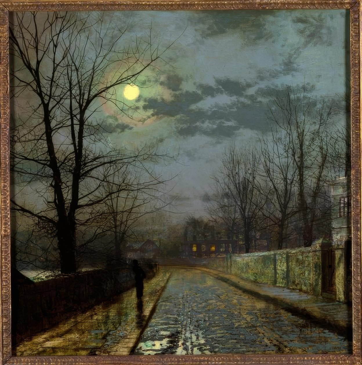 Pas w Cheshire autorstwa John Atkinson Grimshaw
