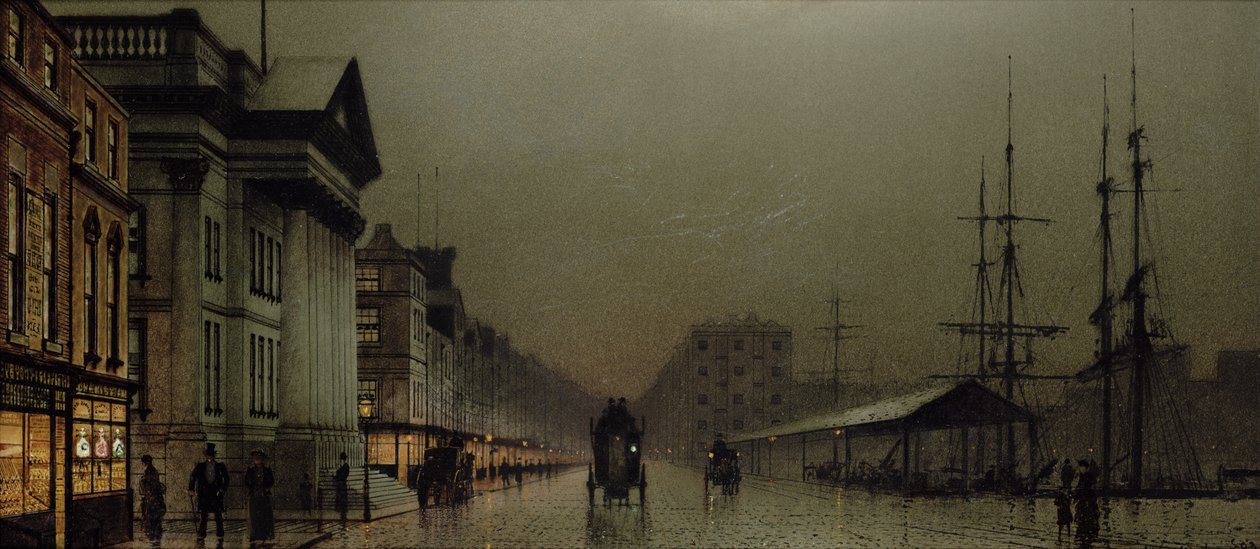 Liverpool, 1893 autorstwa John Atkinson Grimshaw