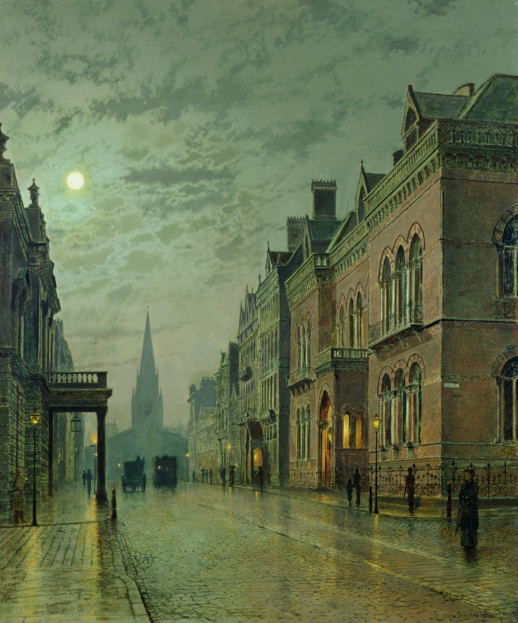 Park Row, Leeds autorstwa John Atkinson Grimshaw
