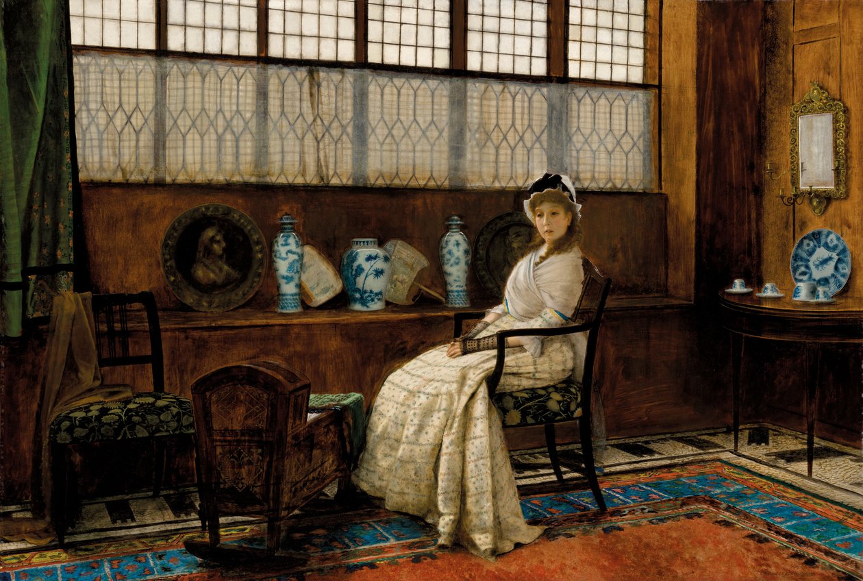 The Cradle Song autorstwa Johna Atkinsona Grimshawa, 1878 r. autorstwa John Atkinson Grimshaw