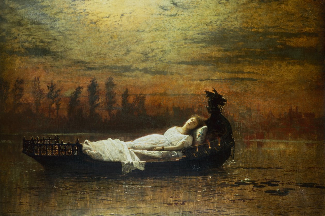 Pani Shalott autorstwa John Atkinson Grimshaw