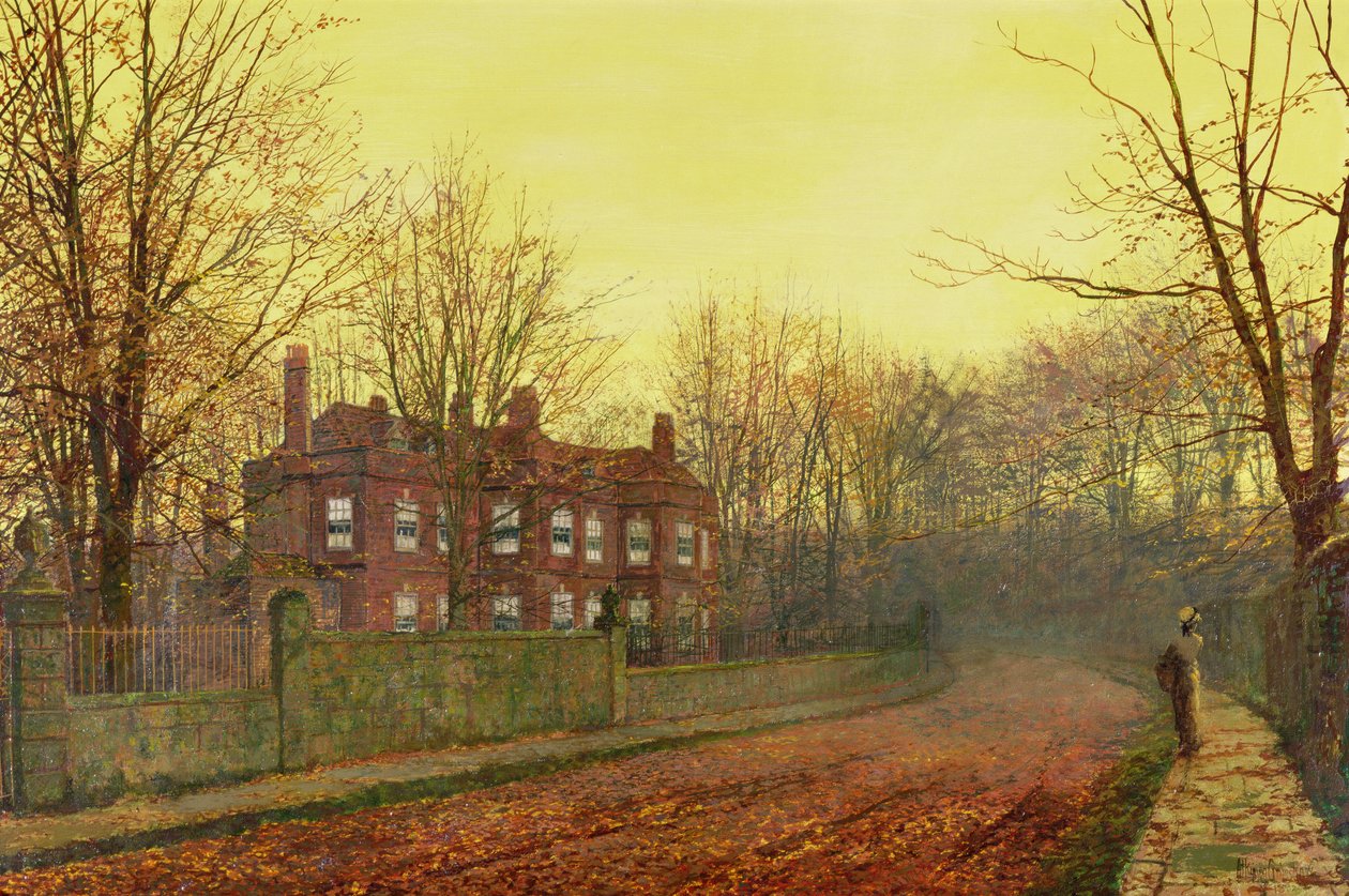 Zanikająca chwała roku autorstwa John Atkinson Grimshaw