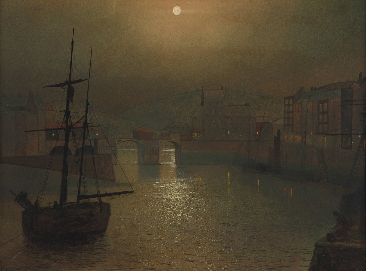 Whitby autorstwa John Atkinson Grimshaw