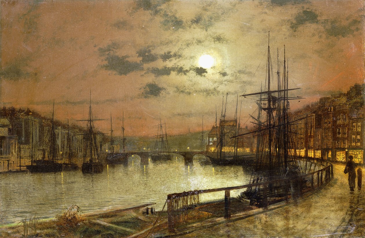 Whitby, autorstwa John Atkinson Grimshaw