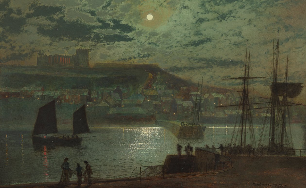 Port w Whitby autorstwa John Atkinson Grimshaw
