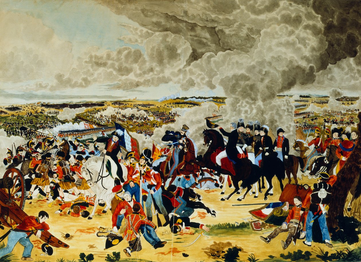 Bitwa pod Waterloo, 18 czerwca 1815 1888 autorstwa John Atkinson II