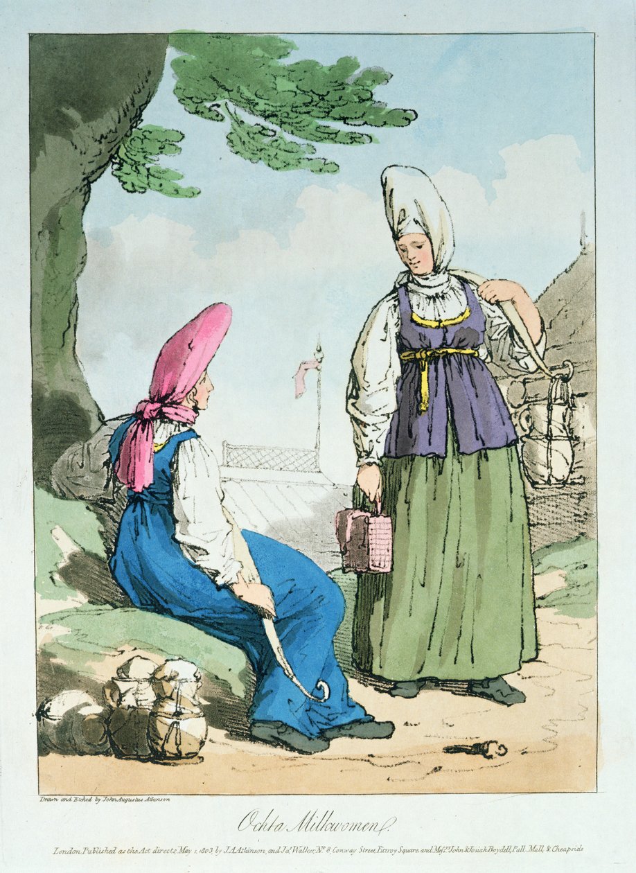 Mleczarka Ocheta, 1803 autorstwa John Augustus Atkinson