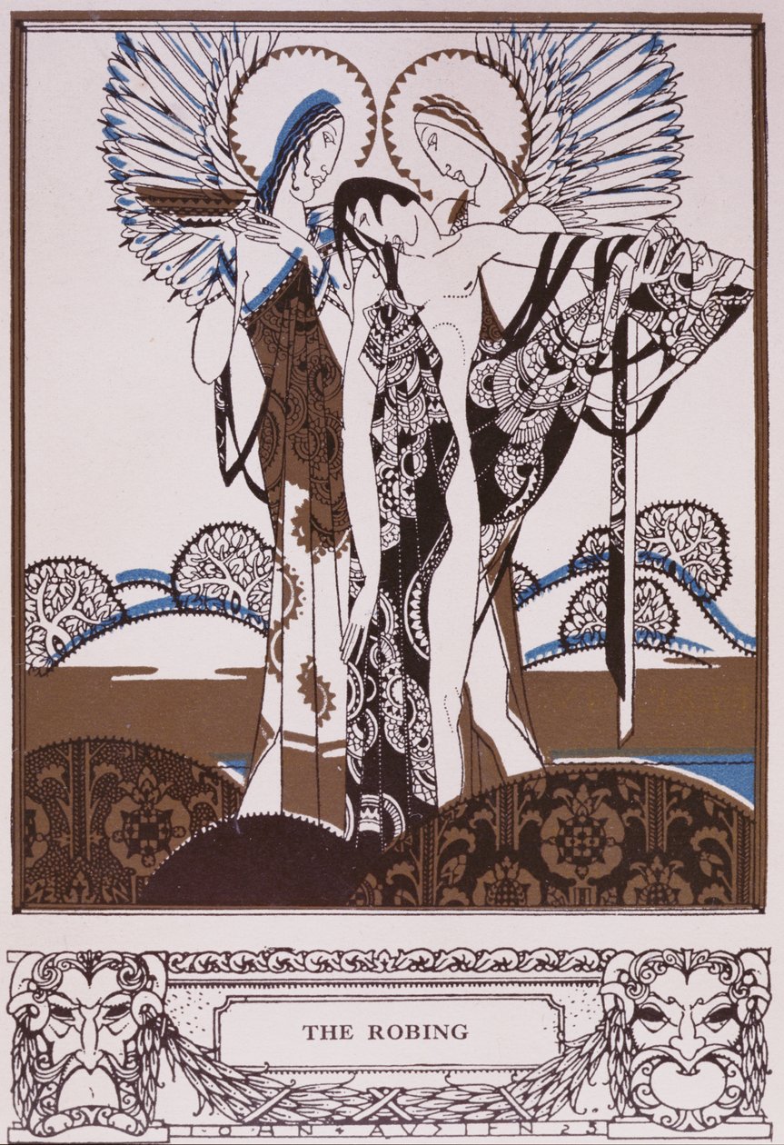 „The Robing” z „Everyman”, wydanego przez Chapman & Hall autorstwa John Austen