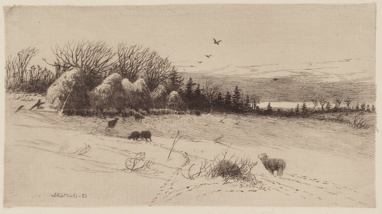 Wieczór po burzy autorstwa John Austin Sands Monks