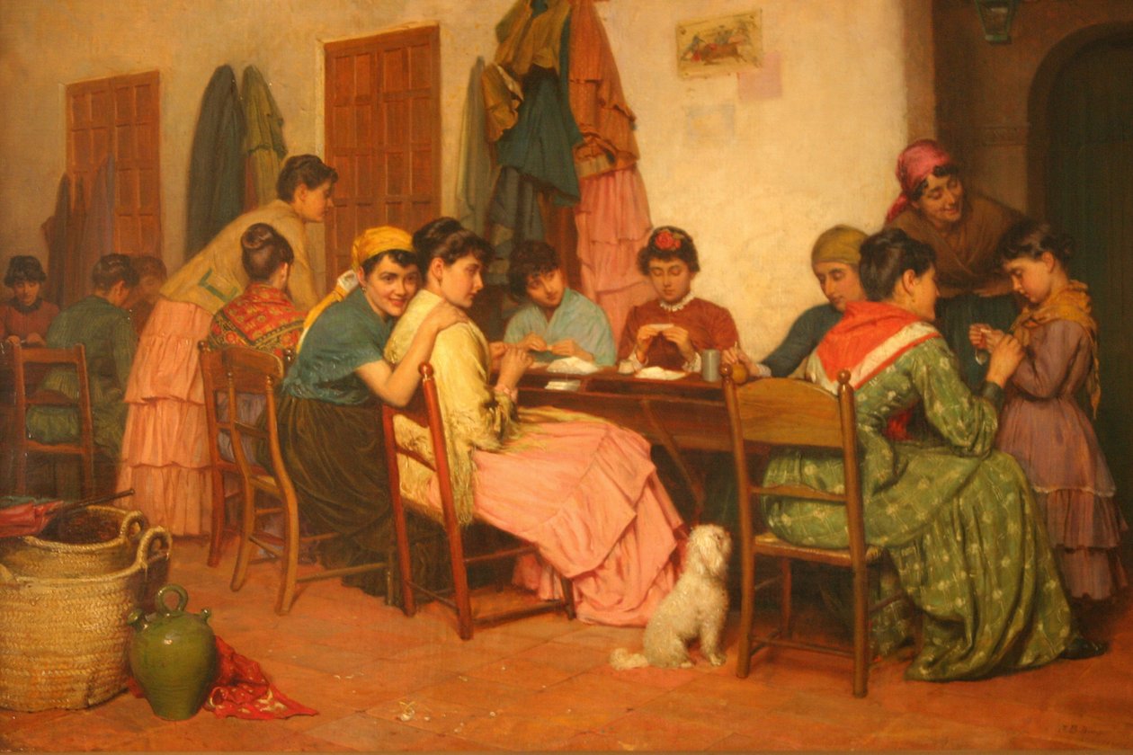 John Bagnold Burgess The Cigarette Makers 1887 autorstwa John Bagnold Burgess