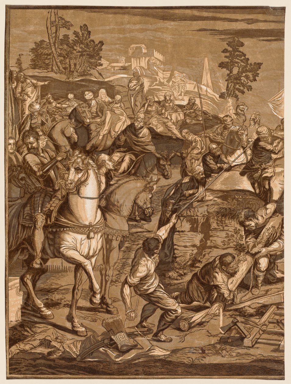 Ukrzyżowanie, 1741. autorstwa John Baptist Jackson
