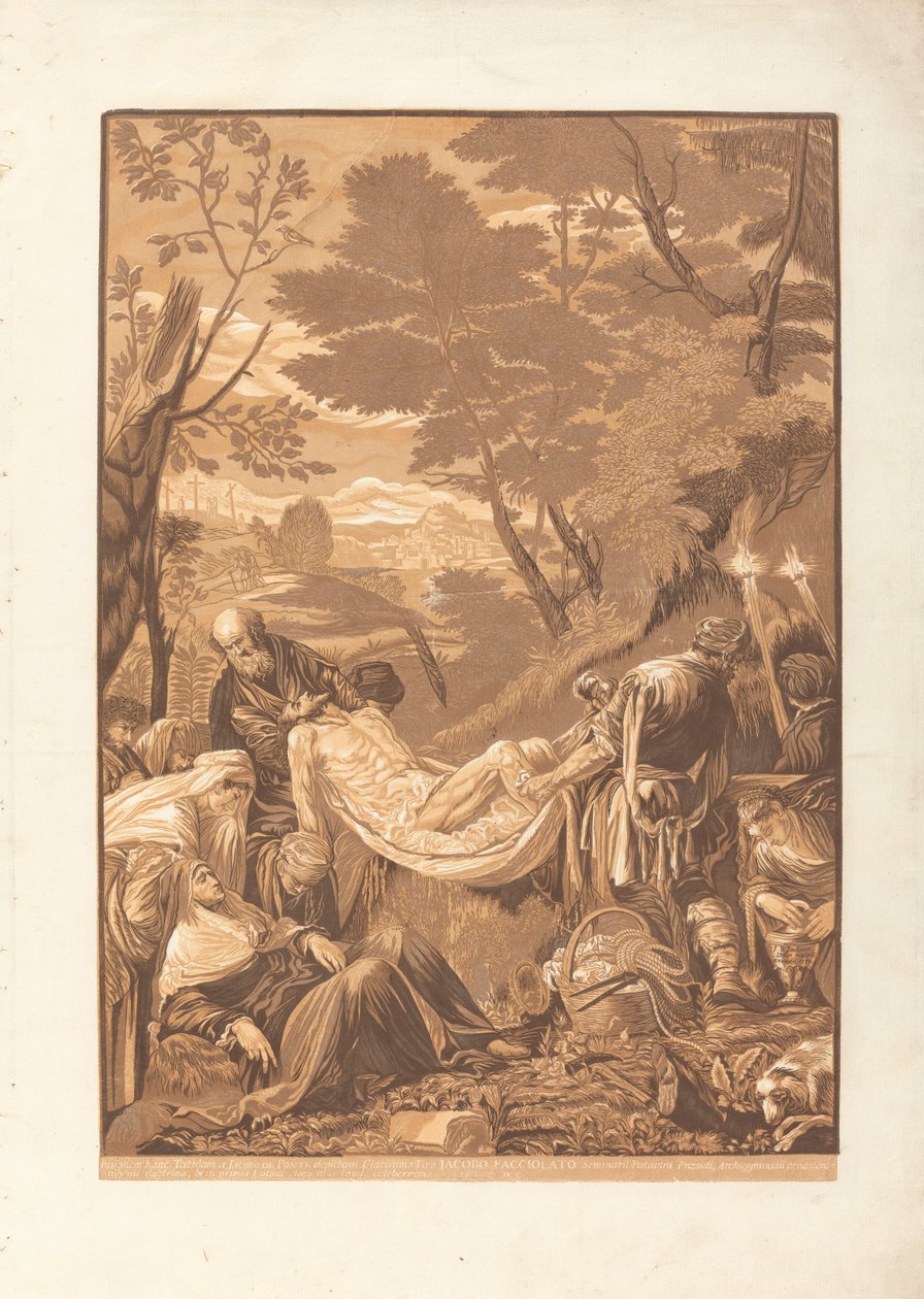 Złożenie do grobu autorstwa John Baptist Jackson