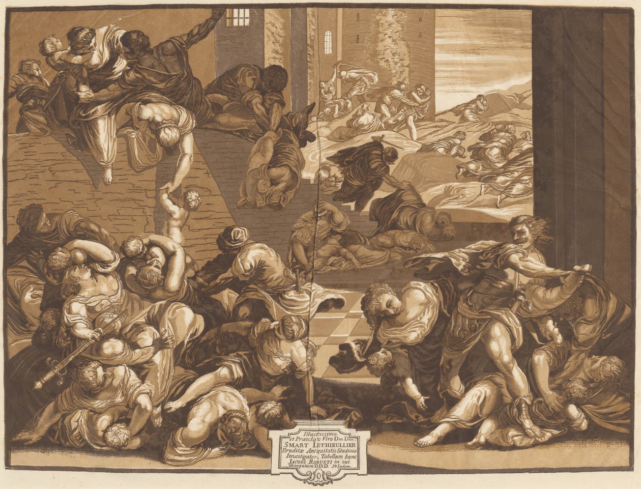 Masakra Niewinnych autorstwa John Baptist Jackson, after Jacopo Tintoretto