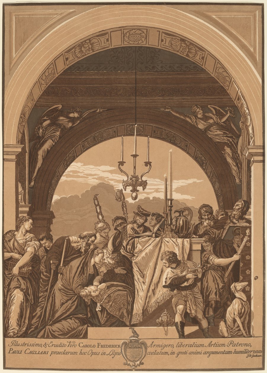 Ofiarowanie w świątyni autorstwa John Baptist Jackson, after Veronese