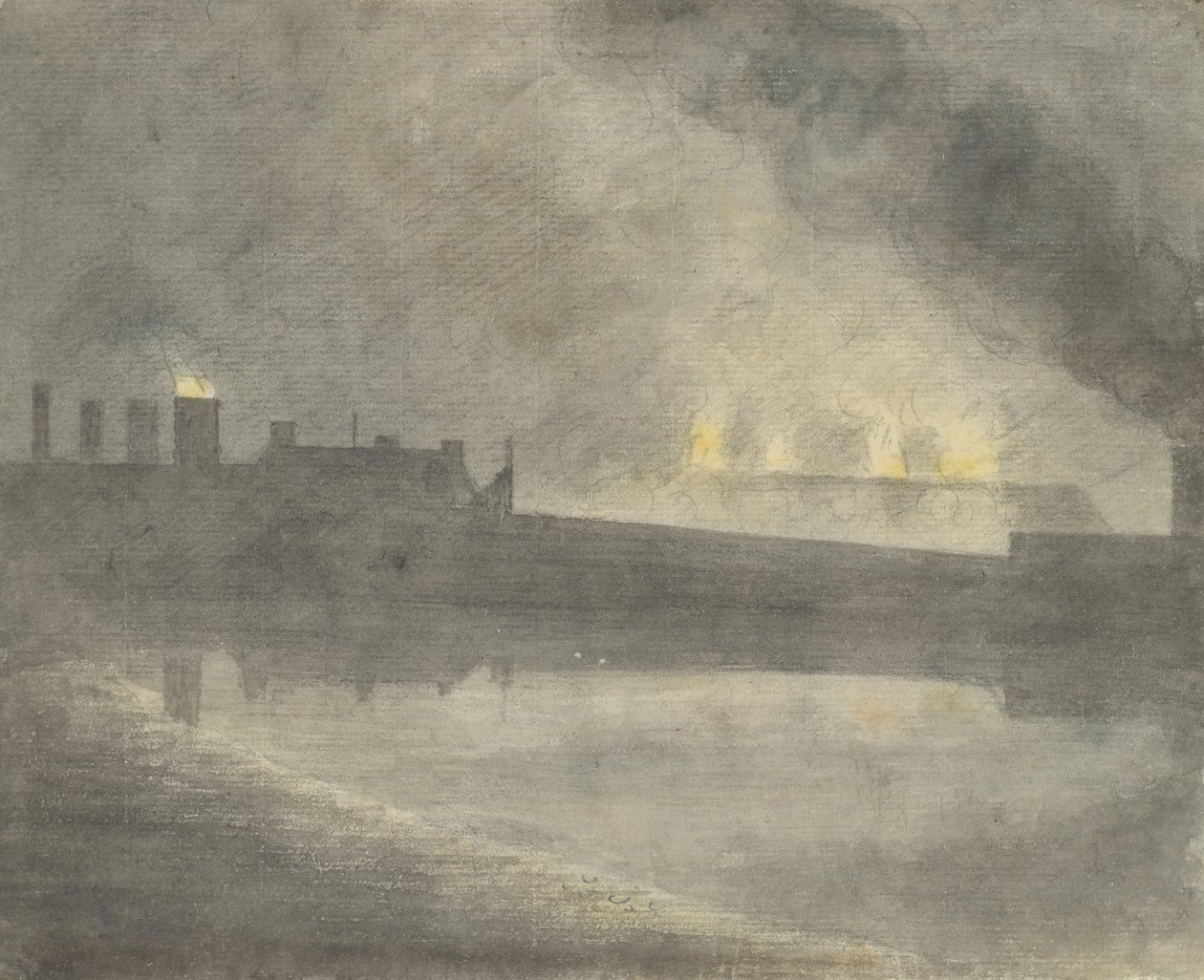 Odlewnia w Canon, 1792. autorstwa John Baptist Malchair