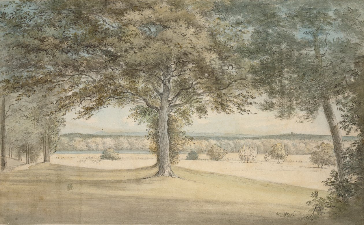 Kirtlington Park, 9 października 1783 autorstwa John Baptist Malchair