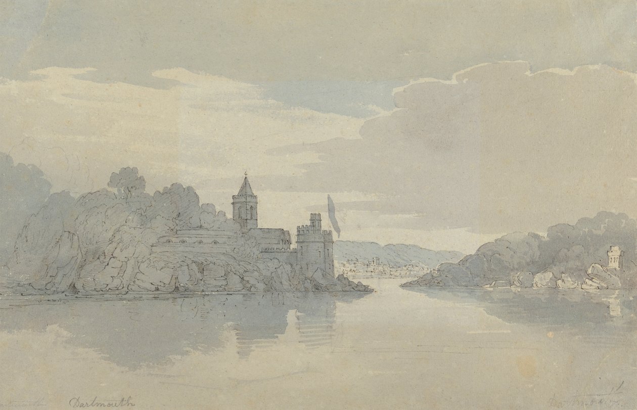 Zamek Dartmouth autorstwa John Baverstock Knight