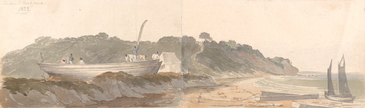 Stocznia Studland autorstwa John Baverstock Knight
