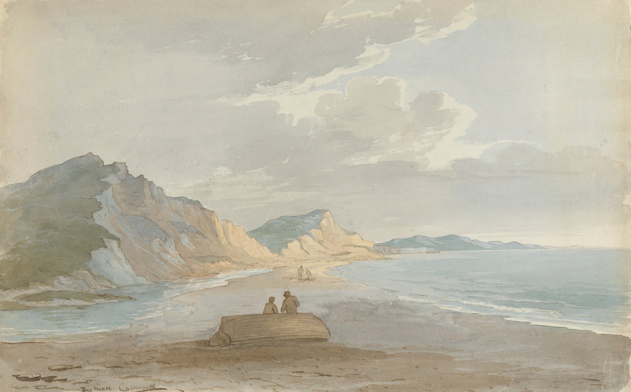 Plaża w Charmouth autorstwa John Baverstock Knight