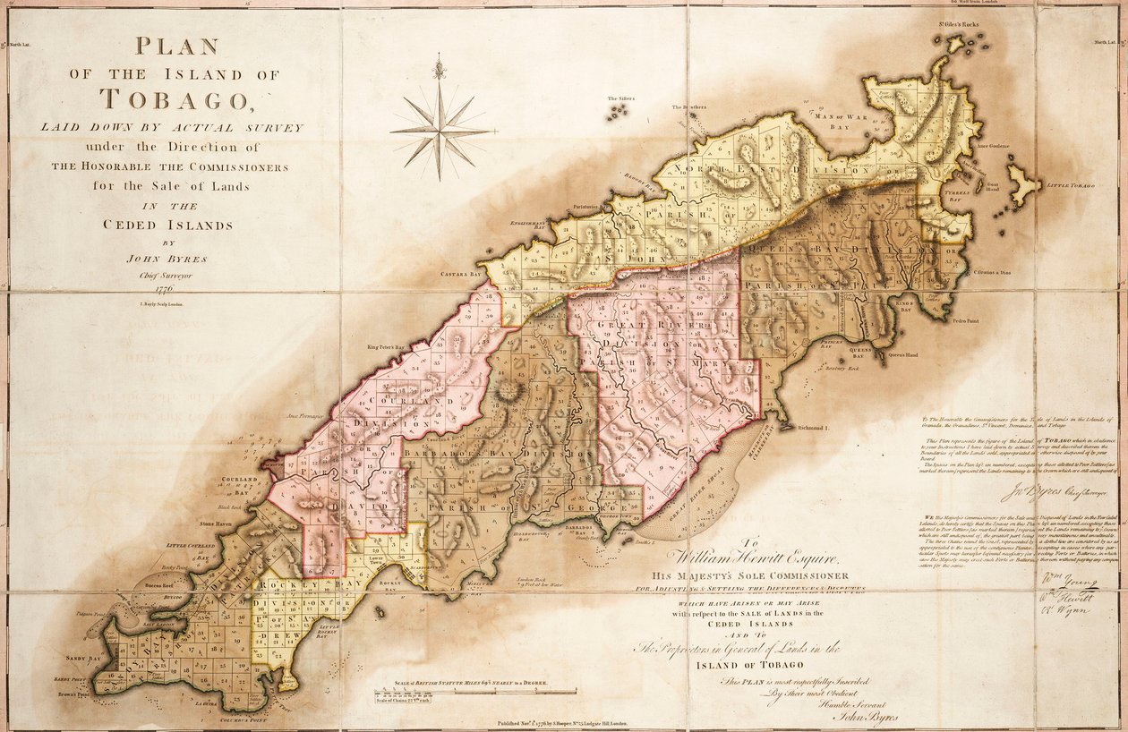Plan Tobago autorstwa John Bayly