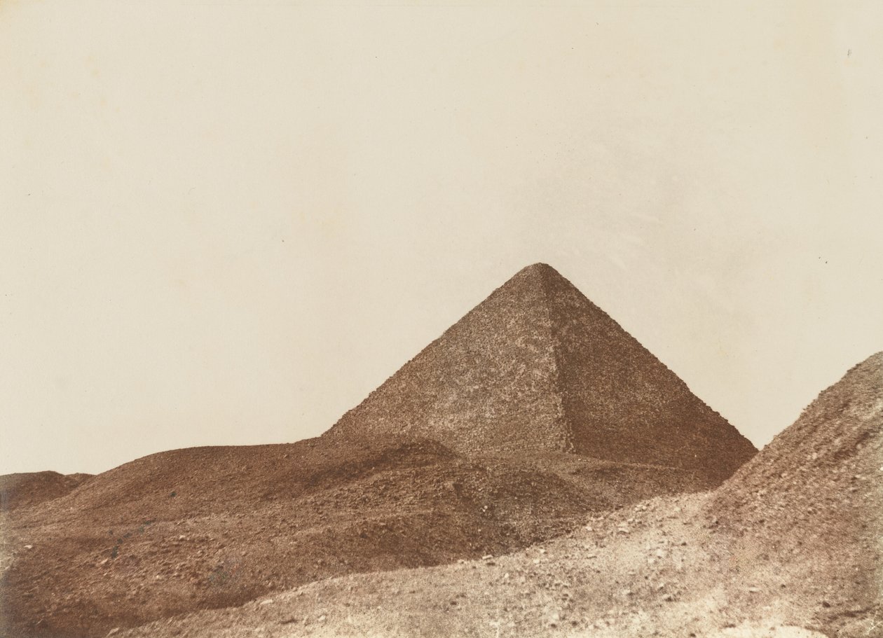 Piramida Cheopsa, Giza, 1853-1854 (zdjęcie) autorstwa John Beasley Greene