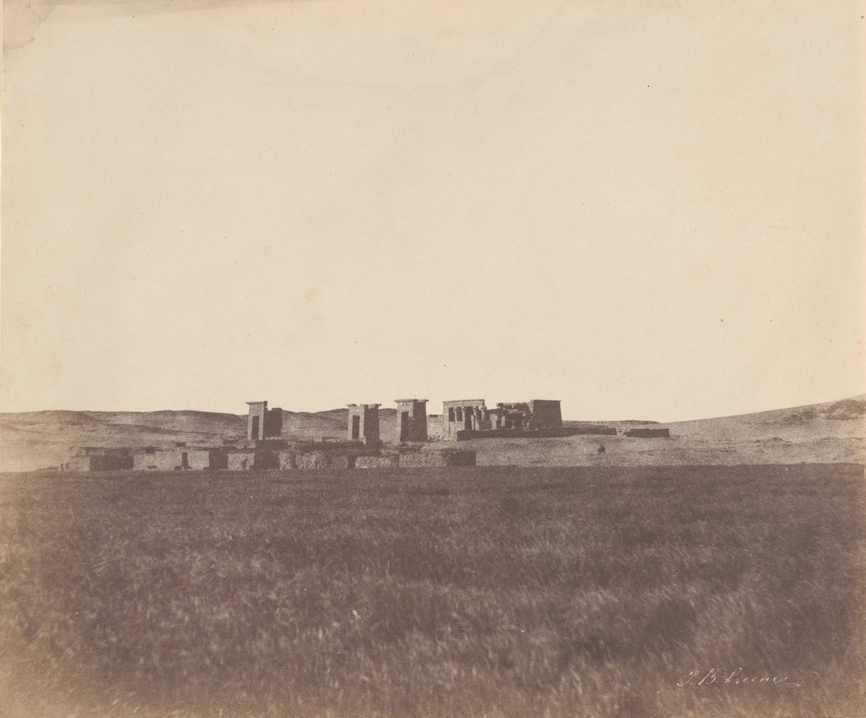Świątynia Debouda, 1853-54. autorstwa John Beasley Greene