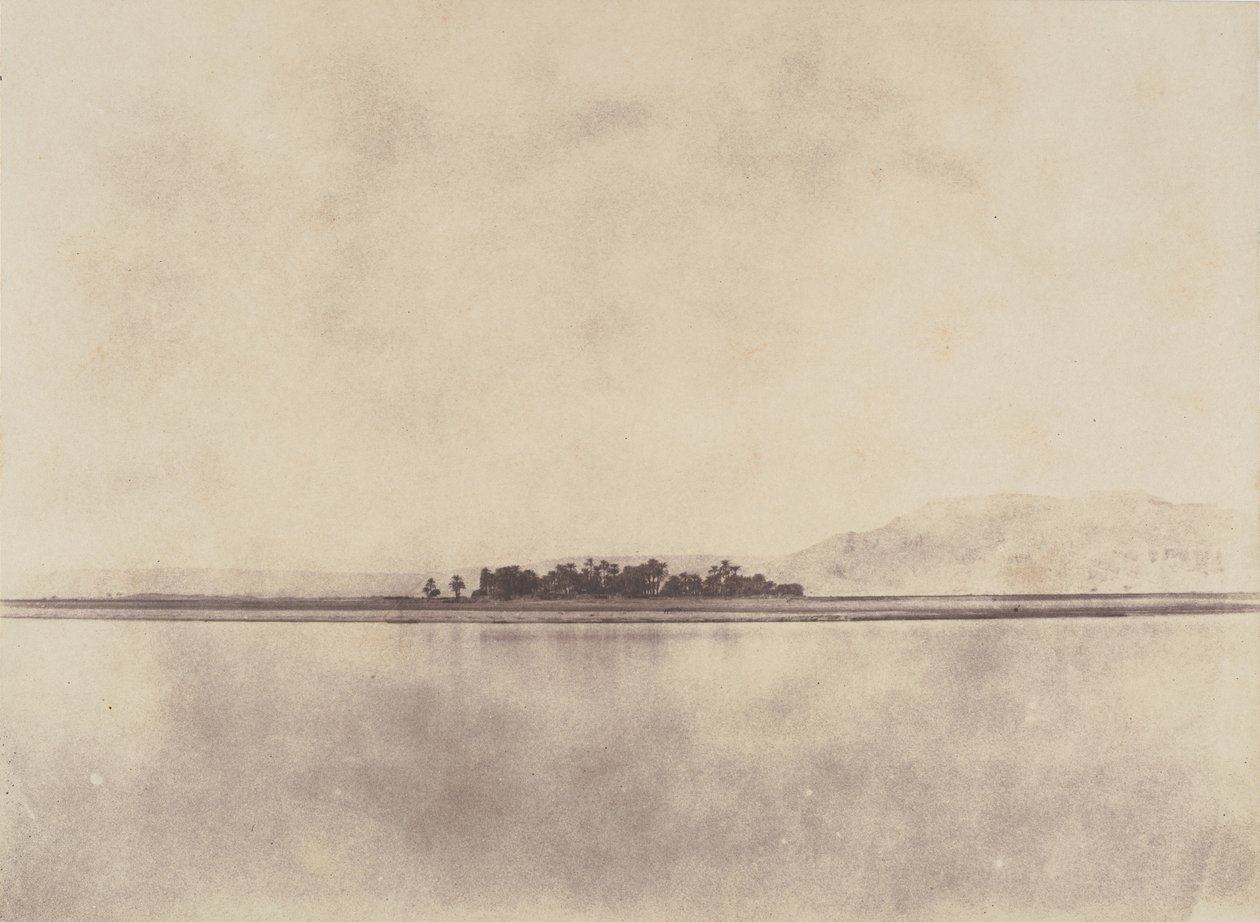 Nil przed Wzgórzami Tebańskimi, 1853-54. autorstwa John Beasley Greene
