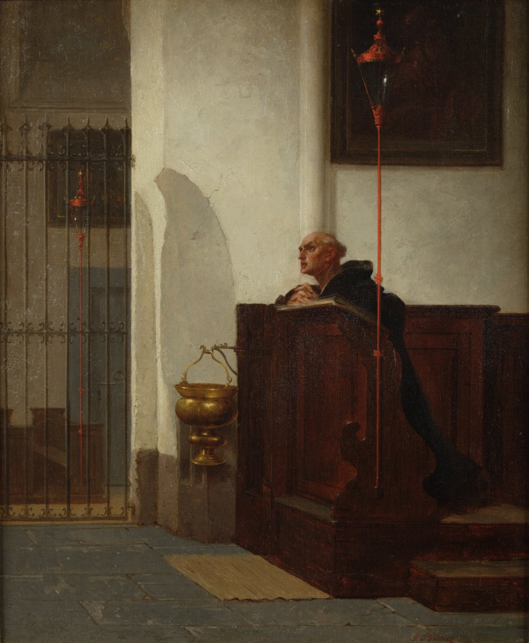 Stary Kościół, Düsseldorf, 1873 autorstwa John Beaufain Irving
