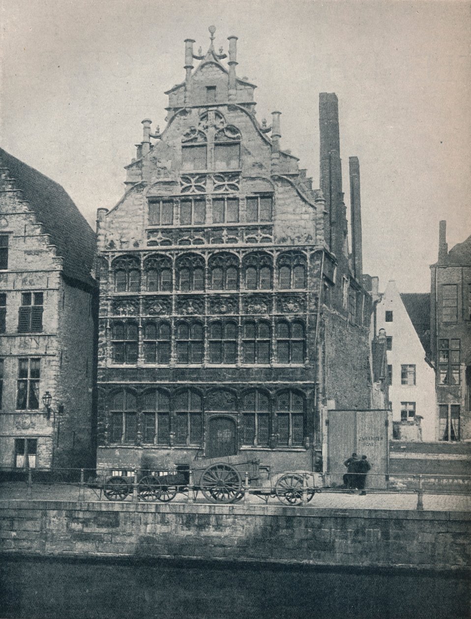 Sala Cechu Wodników, Gandawa, Belgia, ok. 1900 1914-1915. autorstwa John Benjamin Stone