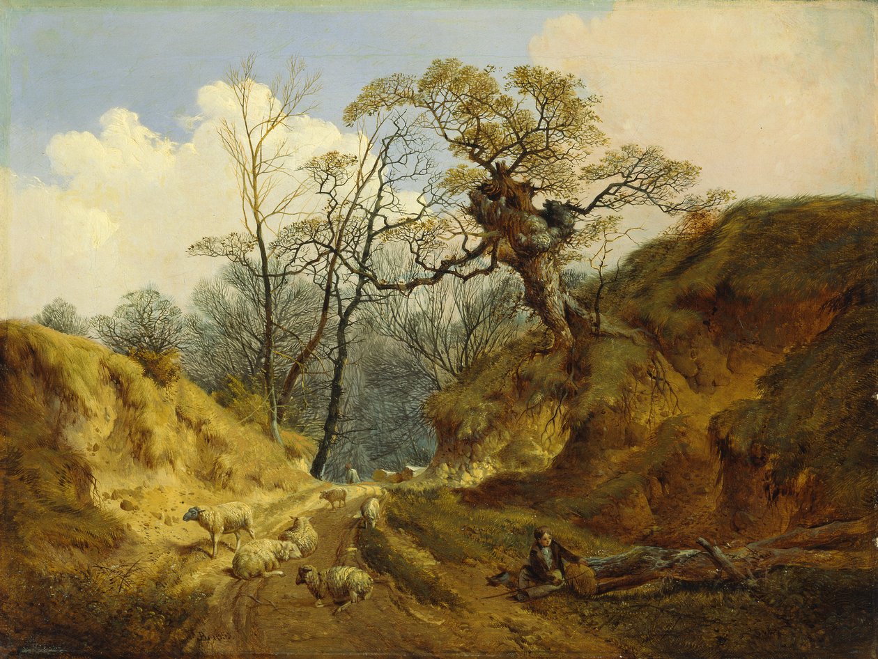 Crown Point, Whitlingham, niedaleko Norwich autorstwa John Berney Ladbrooke