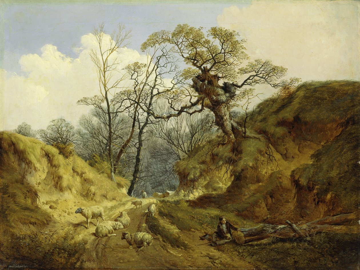 Crown Point, Whitlingham, niedaleko Norwich autorstwa John Berney Ladbrooke