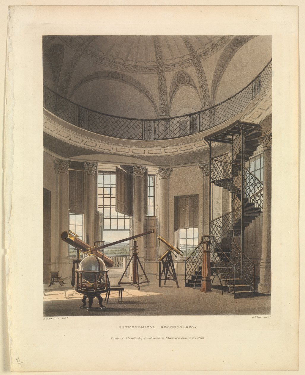 Obserwatorium astronomiczne w Oksfordzie autorstwa John Bluck