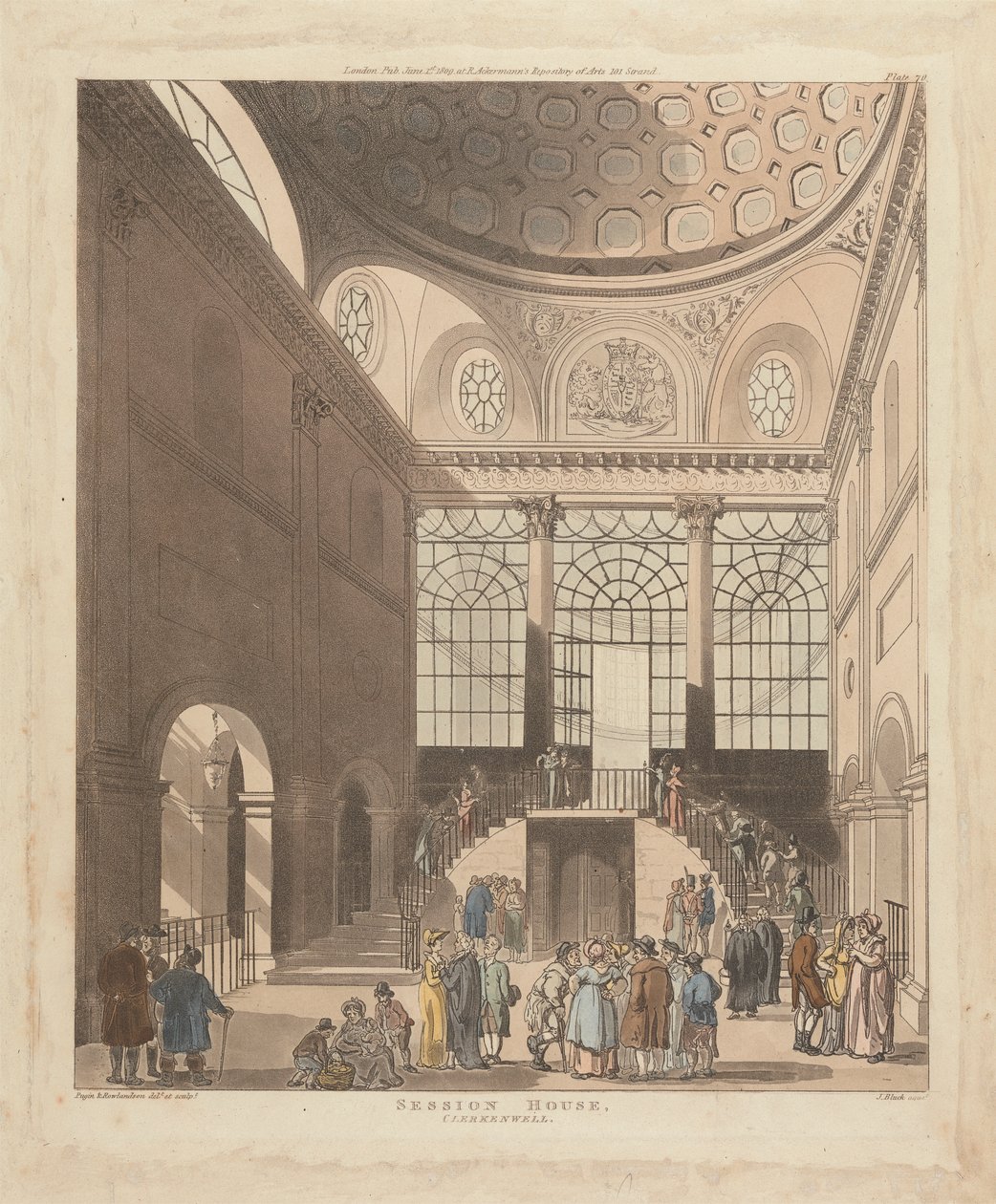 Dom sesji, Clerkenwell Green autorstwa John Bluck