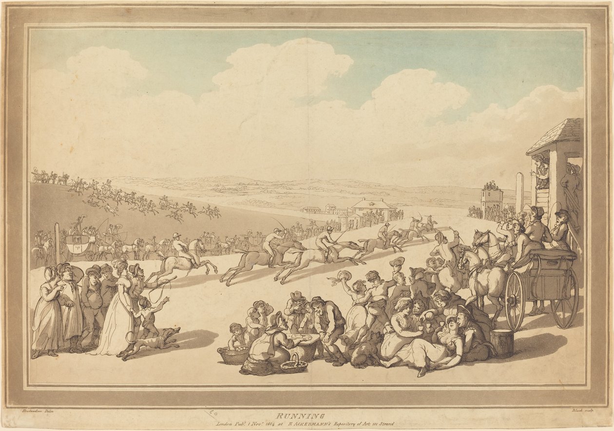 Działanie autorstwa John Bluck after Thomas Rowlandson