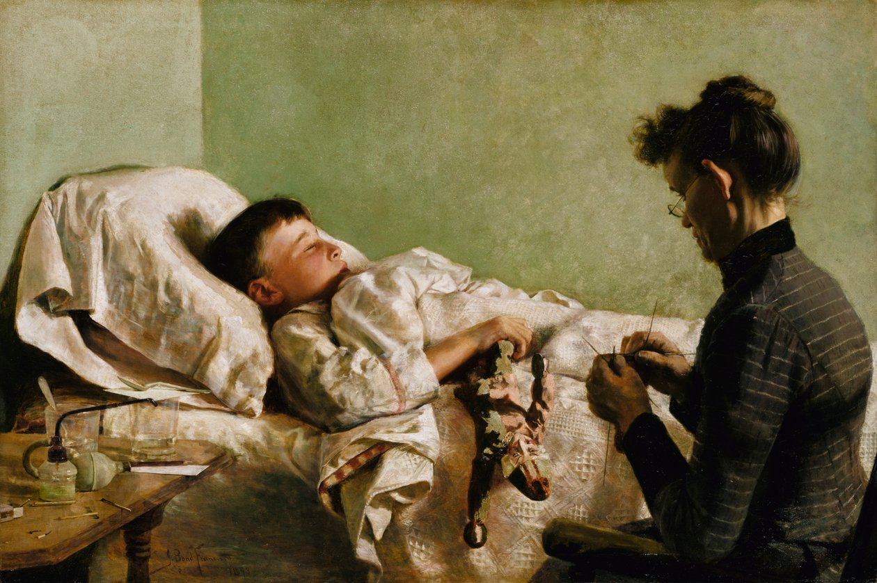 Chore dziecko, 1893. autorstwa John Bond Francisco