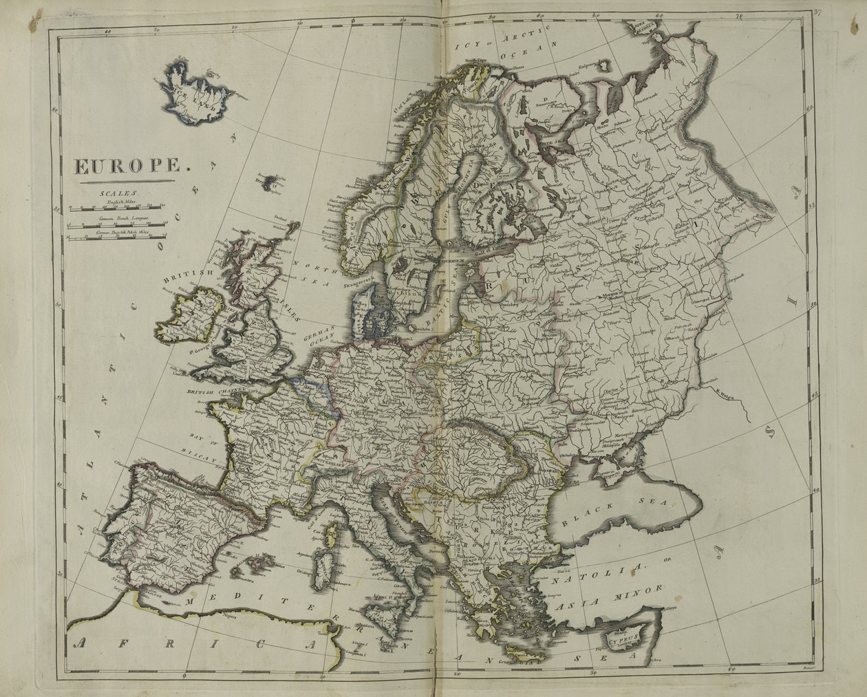 Europa, 1814 autorstwa John Bower