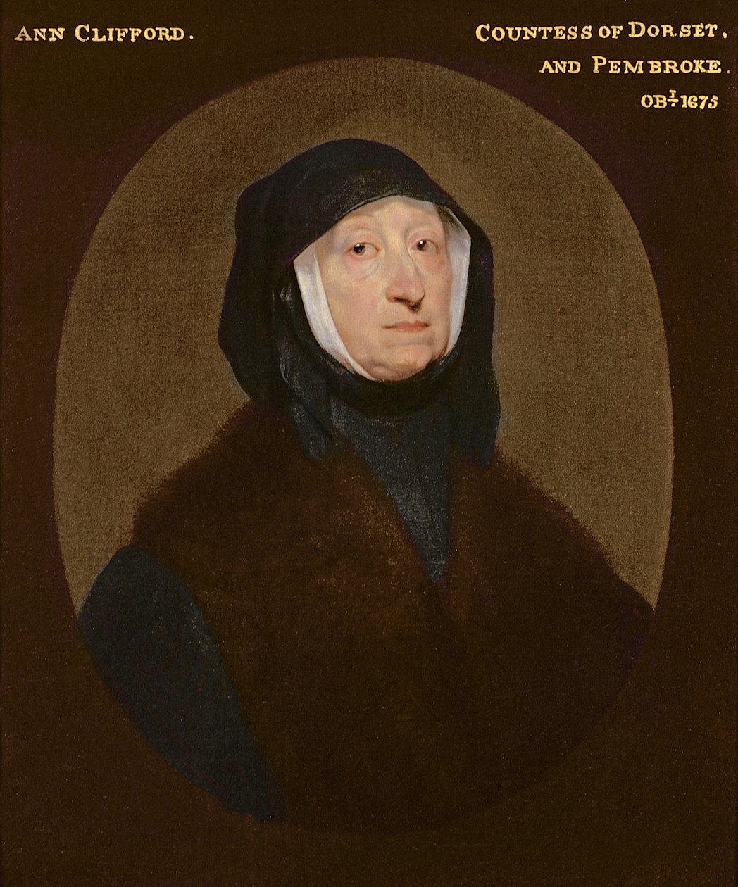 Lady Ann Clifford, hrabina Dorset i Pembroke (zm. 1675) autorstwa John Bracken