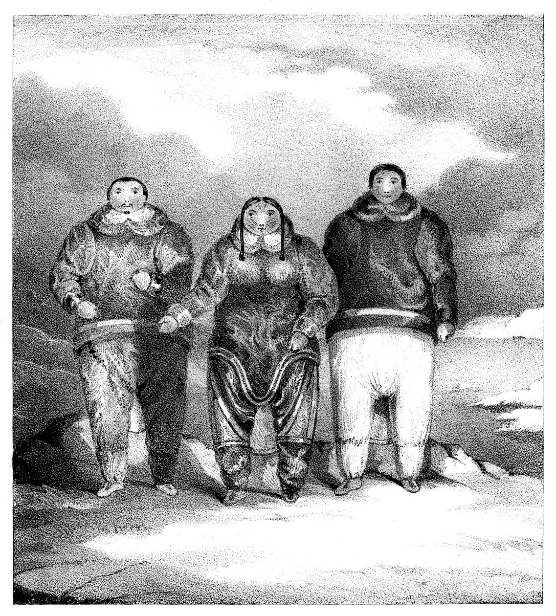 Poyettak, Kakikagiu, Aknalua, early 19th century. autorstwa John Brandard