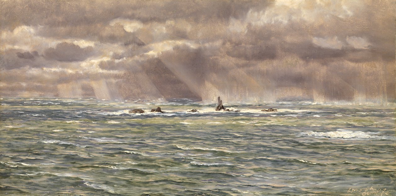 Longships, 1872 autorstwa John Brett