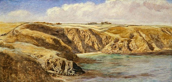 Parn Voose Cove (olej na płótnie) autorstwa John Brett