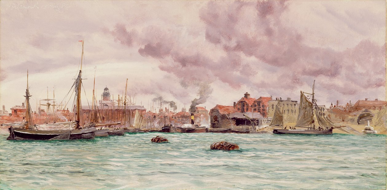 Portsmouth, 1884 autorstwa John Brett