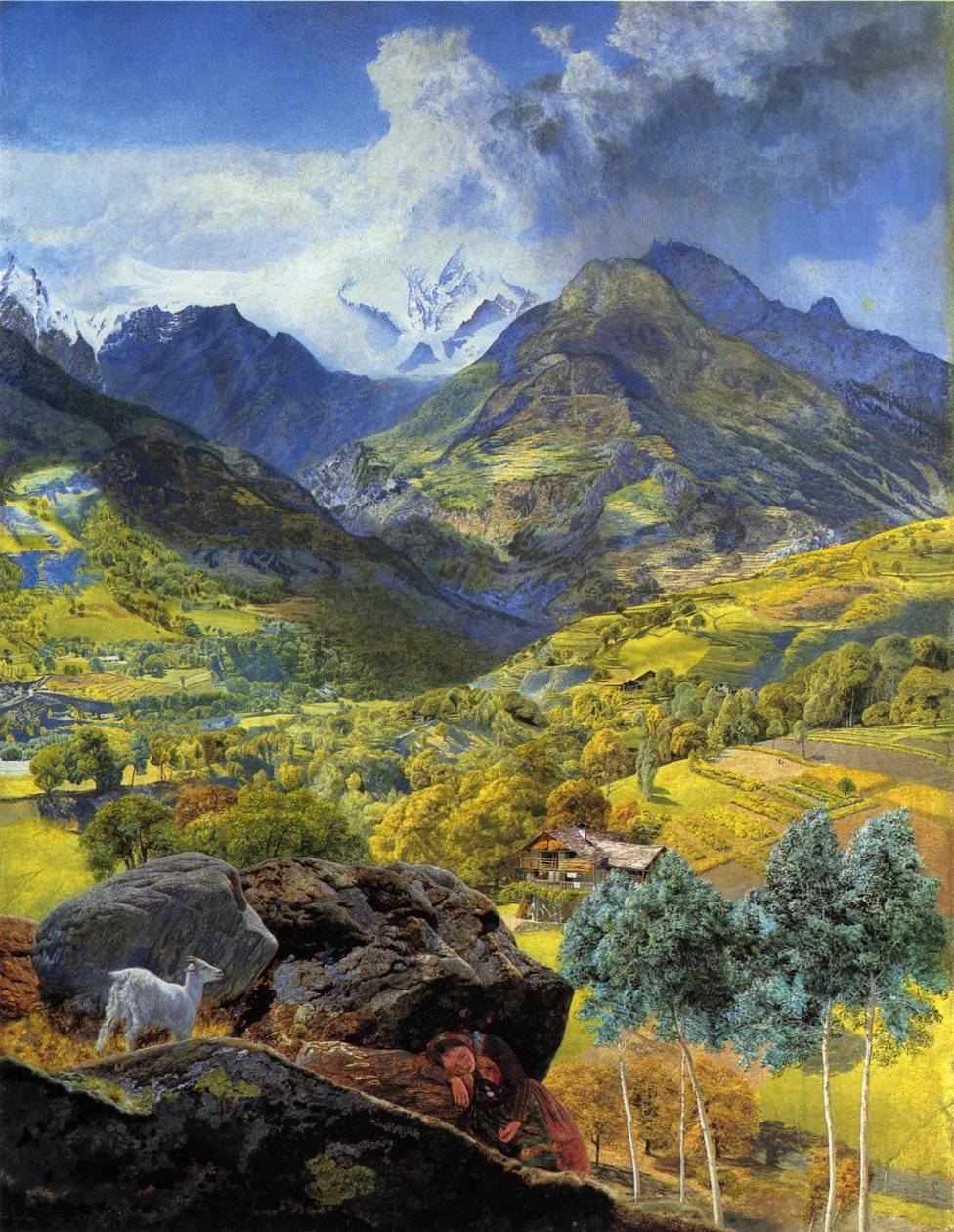 Dolina Aosty autorstwa John Brett