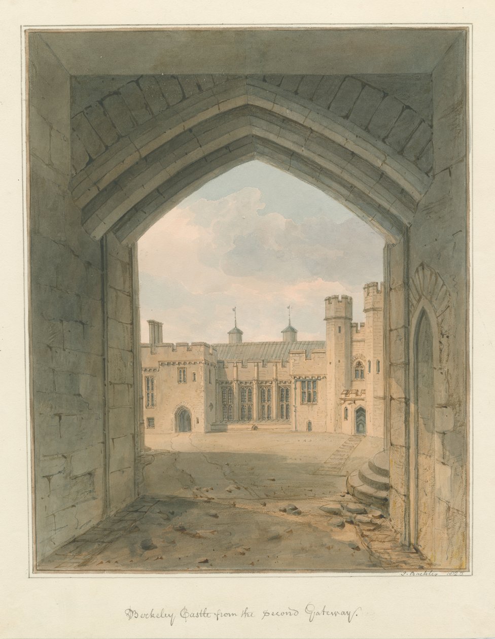 Gloucestershire – Zamek Berkeley autorstwa John Buckler