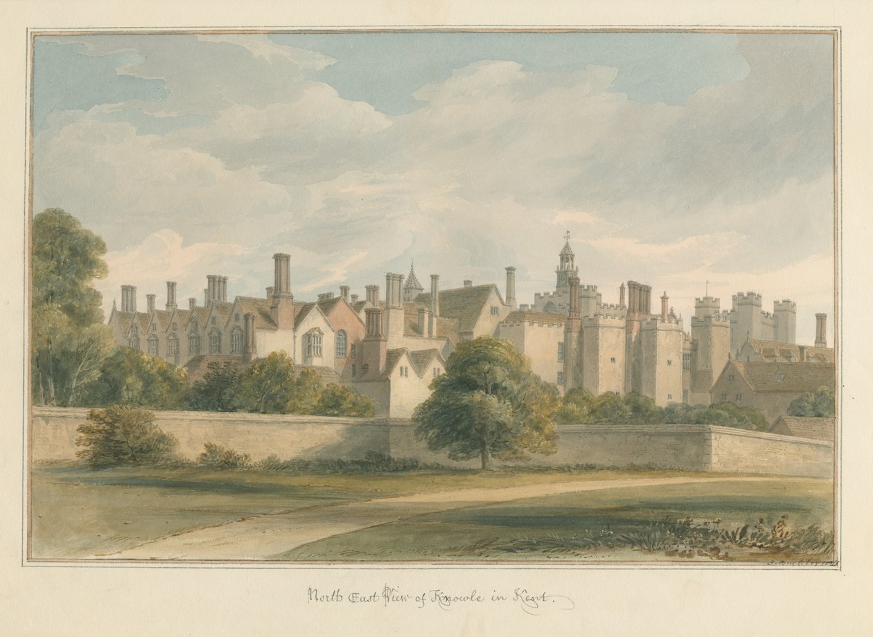Kent - Knowle, 1811 autorstwa John Buckler