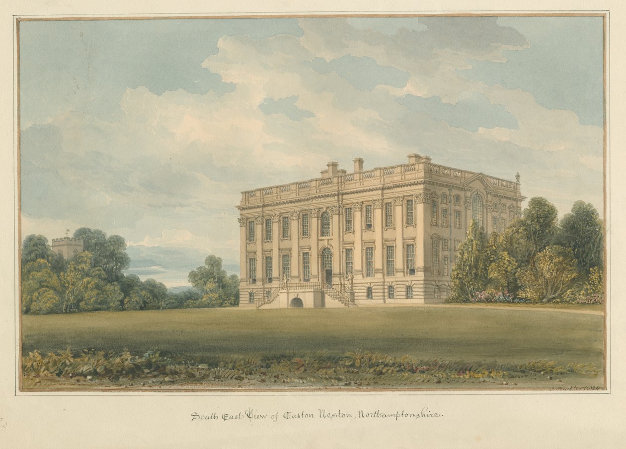 Northamptonshire – Easton Nest, 1824 autorstwa John Buckler