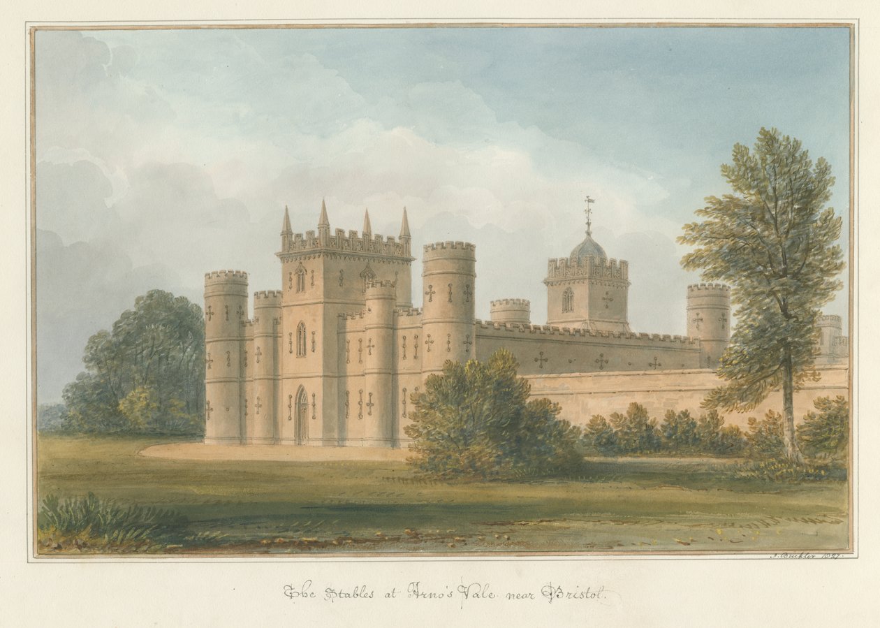 Somerset – Bristol – Stajnie w Dolinie Arno autorstwa John Buckler